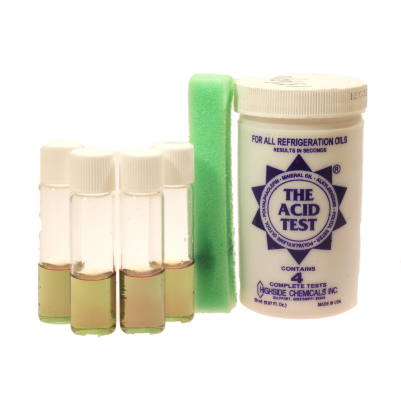 Acid test kit  for all refrigeration oils